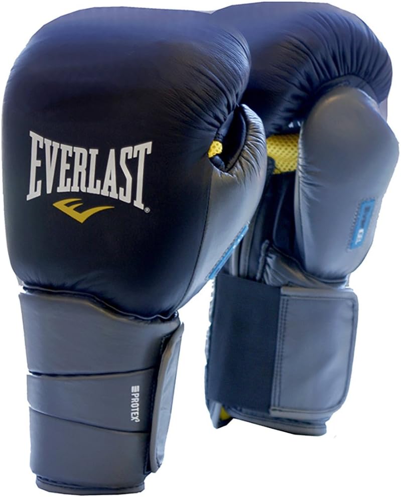 Everlast Protex 3 Ever Gel Hook and Loop Training Gloves Black