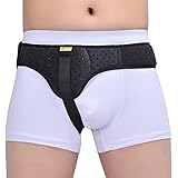Tenbon Hernia Belt Truss for Men and Women Left or Right Side Supportive Groin Pain with Removable Compression Pads for Pref
