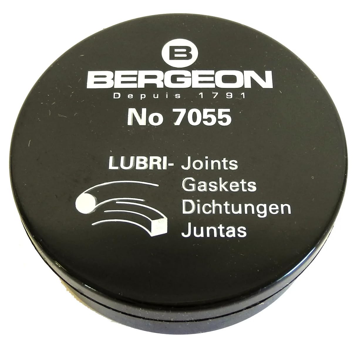 Bergeon 7055 Waterproof Watch Gasket Paste, Professional Watch Repair Sealing Grease Lubricator Silicone Sealant Box O-Ring Pocket - Swiss Made Watchmakers Tool
