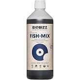 BioBizz Fish-Mix Organic Fish Emulsion Liquid Fertiliser, 1L | Nitrogen-rich plant feed stimulates microbial activity and vigorous vegetative growth. For soil, coco and hydroponics.