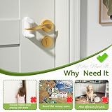EUDEMON Childproof Door Lever Lock Gen 3 Easy One-Hand Install No Tools Needed view 5