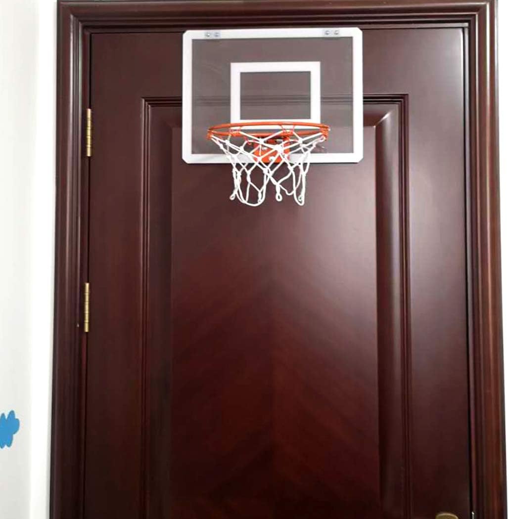 PikDos Indoor Mini Basketball Hoop for Kids and Adult 16 X 12 Inch Board Family Games for Home and Office Door Wall Mount Includes 3 Basketballs and Hand Pump with 1 Inflation Needle: Sports & Outdoors