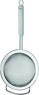 Rösle Küchensieb feinmaschig, Hochwertiges Sieb zum Abgießen, Feinpassieren und Blanchieren, Edelstahl 18/10, Spülmaschinengeeignet, 20 cm