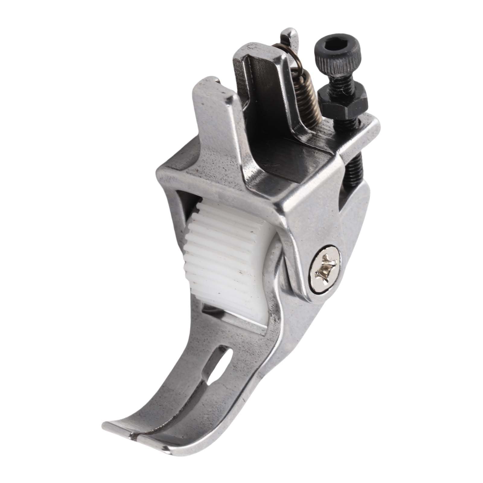 Adjustable Roller Presser Foot Sewing Machine Foot for Leather Thick Fabric Clot, Snap On Low Shank Adapter Presser Foot Low Shank Sewing Machines Low Shank Snap-On