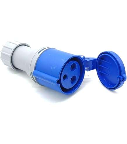 Red Industrial Plug & Sockets - SENRISE IP44 5Pin 32A Industrial