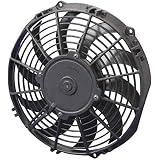 SPAL 10-Inch Low-Profile Electric Fan - High Performance 847 CFM Cooling For Cars & Trucks