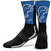 For Bare Feet NFL Youth V Curve Socks - Machine Washable - Poly-spandex blend - Perfect Fit and Durability for Active Young