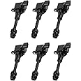 PHILTOP UF401 Ignition Coil Pack, Set of 6 Compatible with G35 2003-2007, 350Z 2003-2006, FX35 2003-2008, M35 2006-2008, IGC153 Ignition Coil