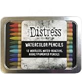 Ranger Industries Tim Holtz Distress Watercolour Pencils Kit 3 (12 Pack)