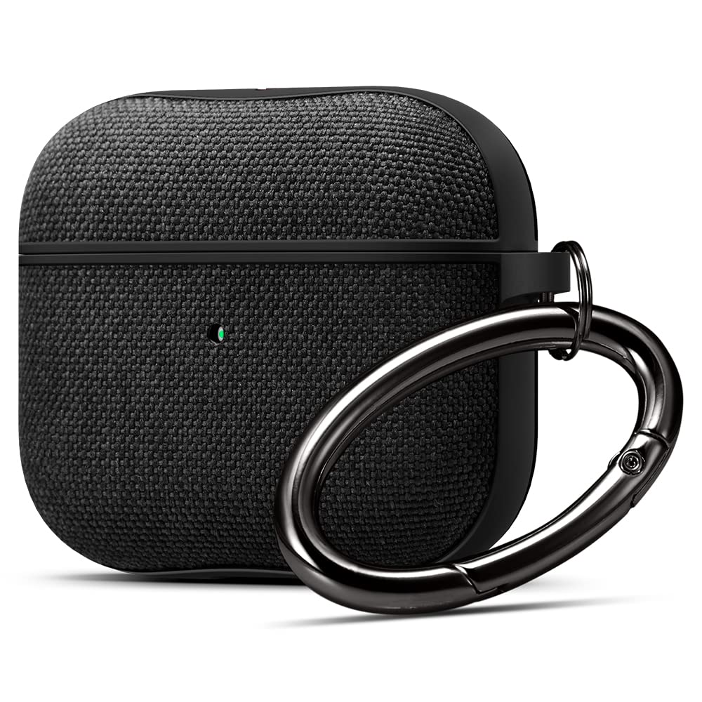 Spigen Urban Fit Compatible with AirPods 3 Case (3rd Generation 2021) [Premium Fabric] - Black