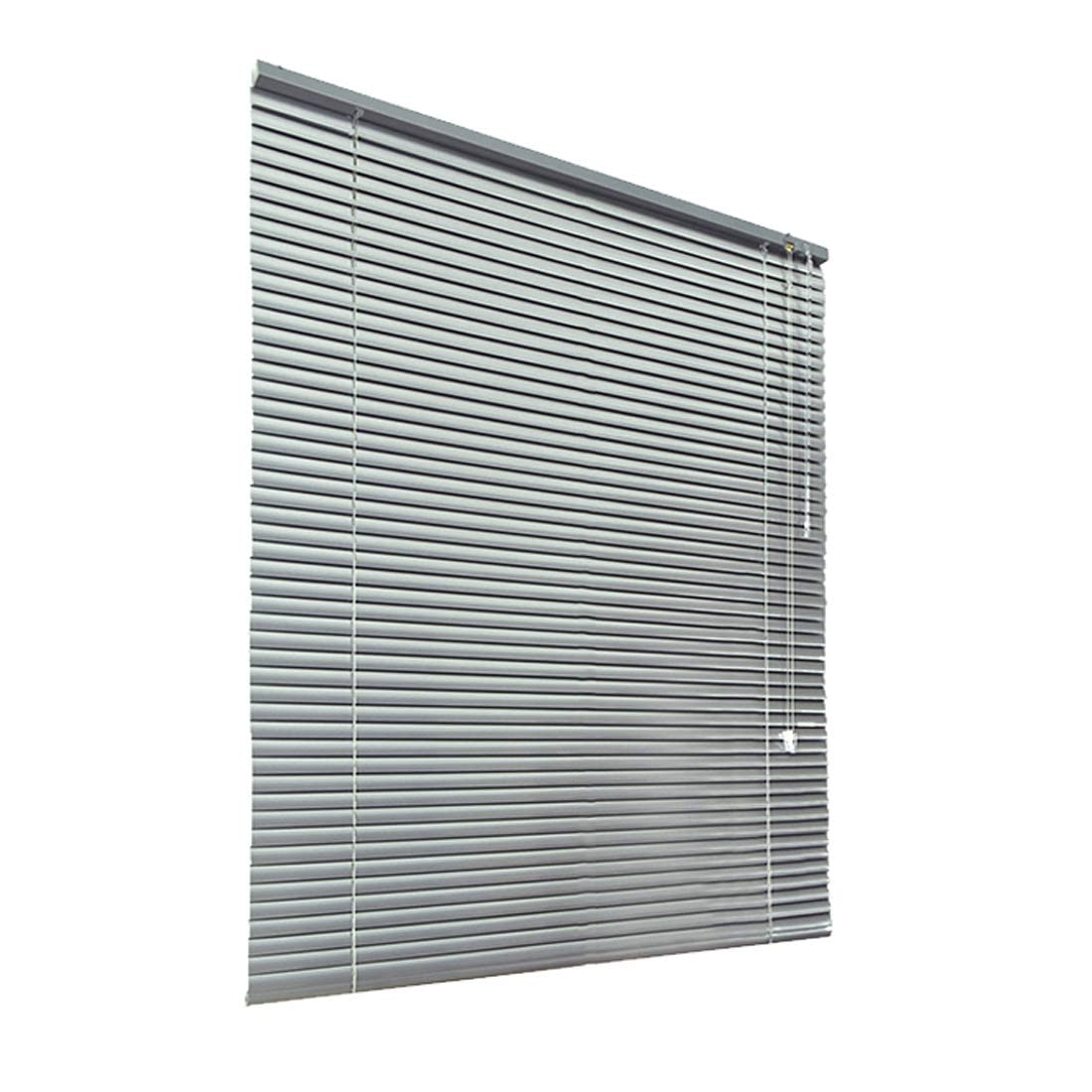 HSYLYM Aluminum Venetian Blinds (80 * 130cm, Grey)