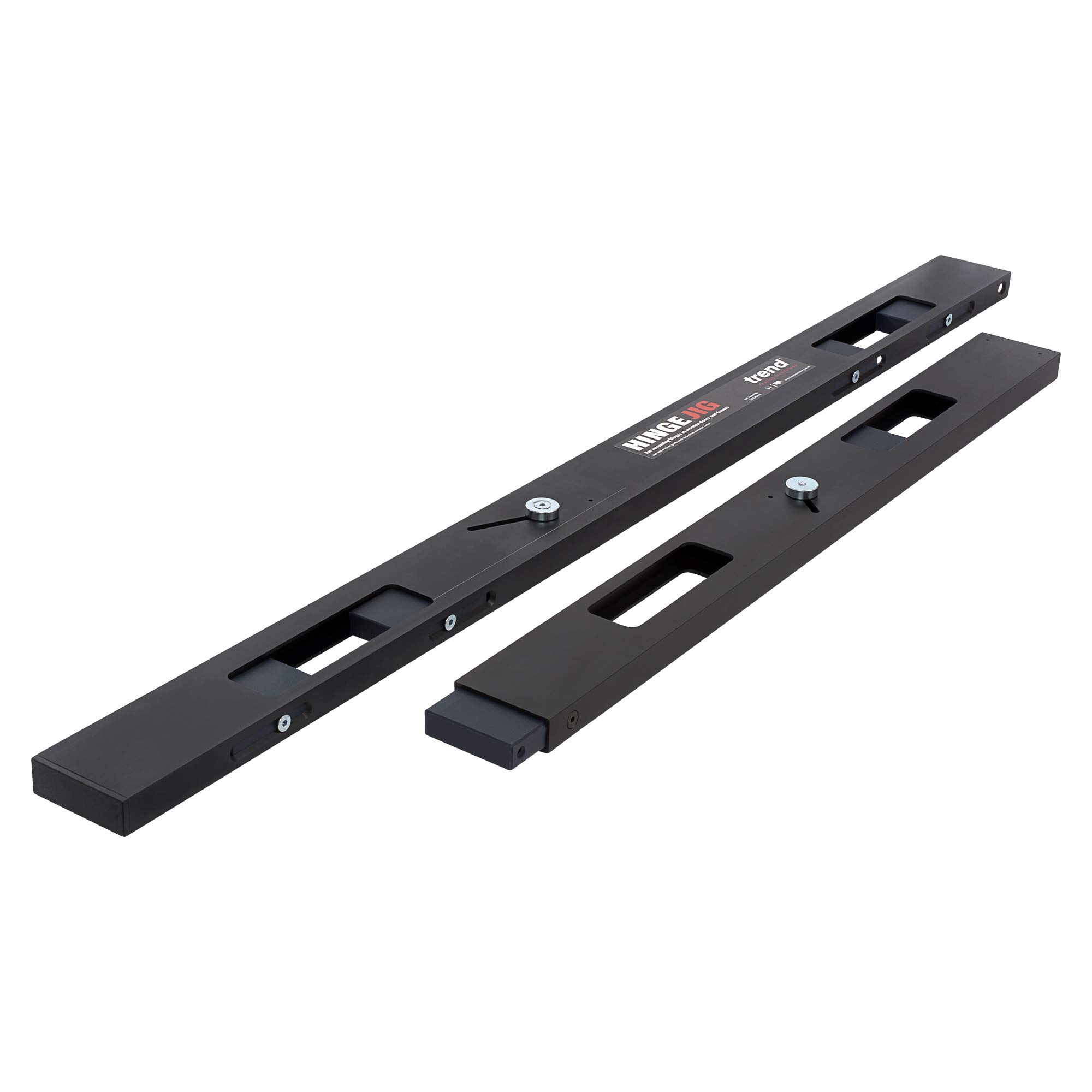 Trend Two-Piece Contractor Hinge Jig for Recessing Hinges in Wooden Doors and Frames, for Plunge Routers, H/JIG/A