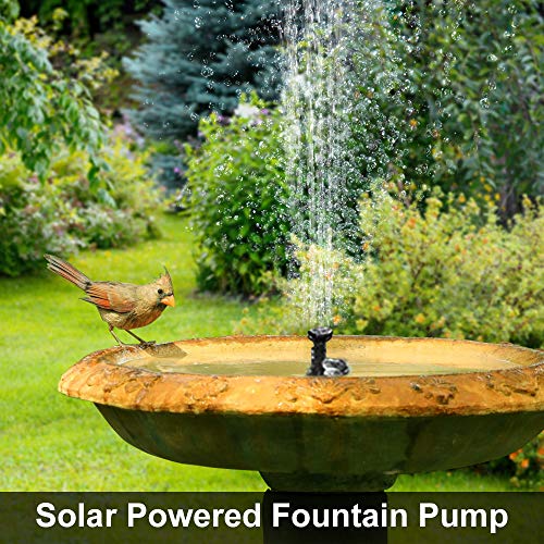 omitium-Fuente-Solar-para-Estanque-Bomba-de-Agua-para-jardin-Bomba-Solar-con-Panel-Solar-monocristalino-de-12-W-para-Estanque-de-pajaros-Peces-Estanque-pequeno-4-Estilos-de-Fuentes