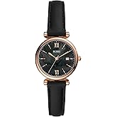 BUREI Women's Watch Fashion Leather Strap Watches for Women,Simple Three Hands Analog QuartzWristwatch,Gift for Women