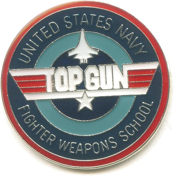 Top Gun United States Navy Emblem Metal Button Pin Badge 419 Amazon.co.uk Jewellery