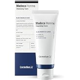 CENTELLIAN 24 Homme Cleansing Foam with TECA and Centella Asiatica for Soothing, Refreshing, and Pore-Cleaning - Gentle Daily Face Wash &amp; Shave for Men for Sensitive Acne Prone Oily Skin (4.05 fl oz)