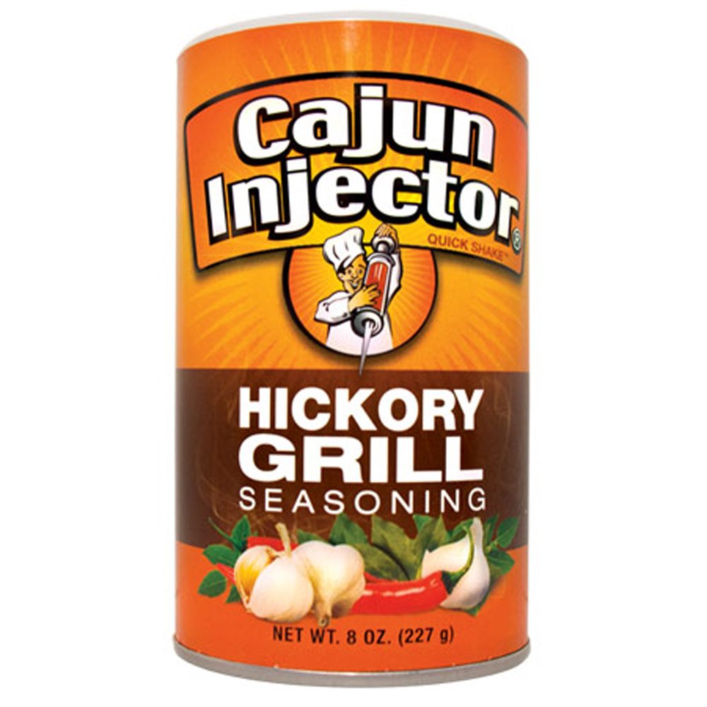 Cajun Injector Hickory Grill Shake Seasoning 8oz Canister (Pack of 3
