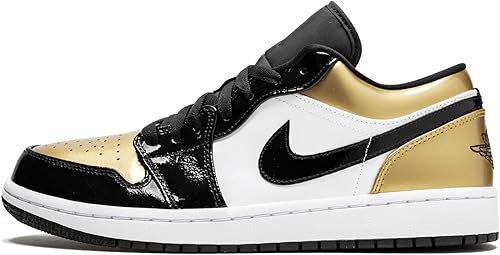 jordan 1 low black and gold