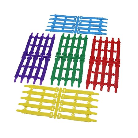 Adhere To Fly 100 Stück Einstellbar 5 Verschiedene Größe PVC Huhn Vögel Bein Ringe Wiederverwendbare Clips Identifizierung Ta