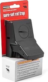 Pest-Stop Sure Set Rat Trap Large Snap Trap for Rodents Indoor Outdoor view 3