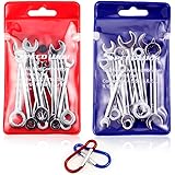 SPEEDWOX Mini Wrench Set Metric SAE Ignition Wrench Set Open End and Box End Standard Combination Wrench Spanner for Assembling Furniture Small Equipment Auto