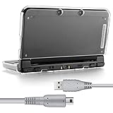 KOOWOD New 3DS XL Case with USB Charger Cable