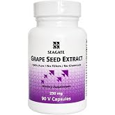 Seagate Products Grape Seed Extract Supplements 250mg, 90 Veg Capsules