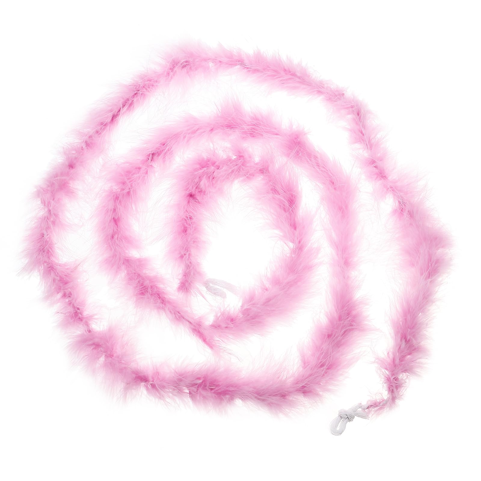 PATIKIL 6.6 Ft Feather Boas, 1 Pcs Feather for DIY Craft Sewing Trim Home Wedding Holiday Home Decor Graduation Party Christmas, Purple Pink