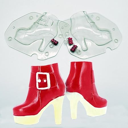 hunpta - Molde 3D de Tacón Alto para Zapatos de Chocolate, Dulces ...
