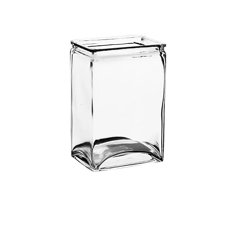 Clear Syndicate Sales 4 X 3 X 6 Rectangle Vase Home Decor Home