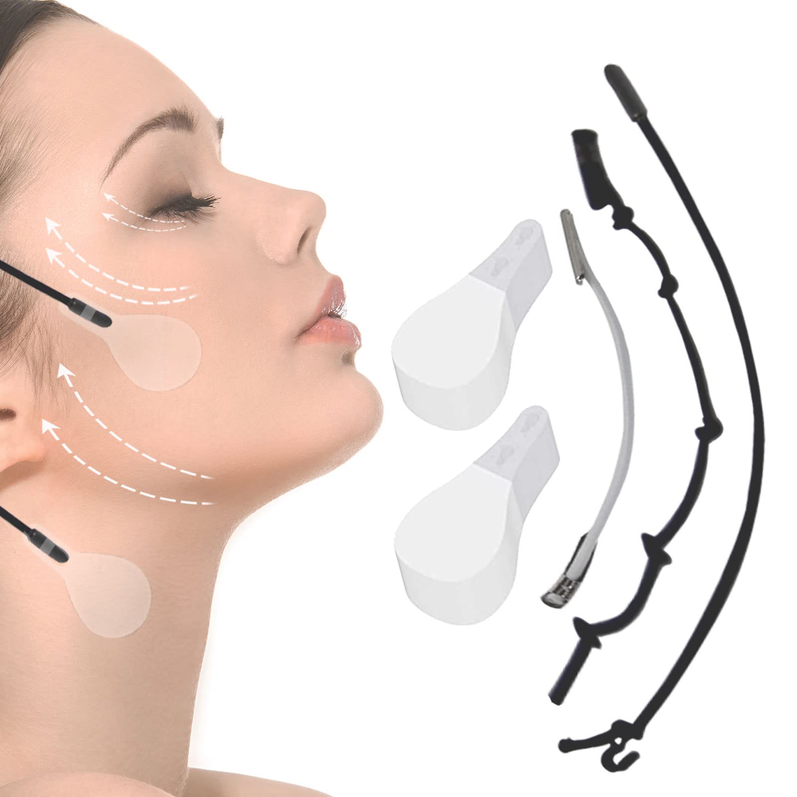 Face Lift Tape, 40 Pcs Face Tape Lifting Invisible, Face Lift Double chin Stickers Neck Lift Tapes and Bands Makeup Tool for Lifting Saggy Skin and Wrinkles