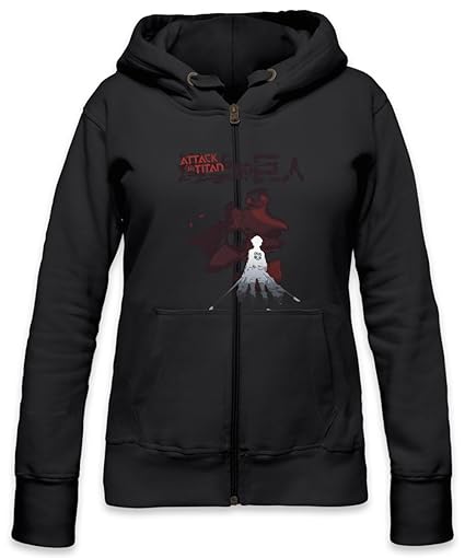 Attack On Titan Womens Zipper Hoodie