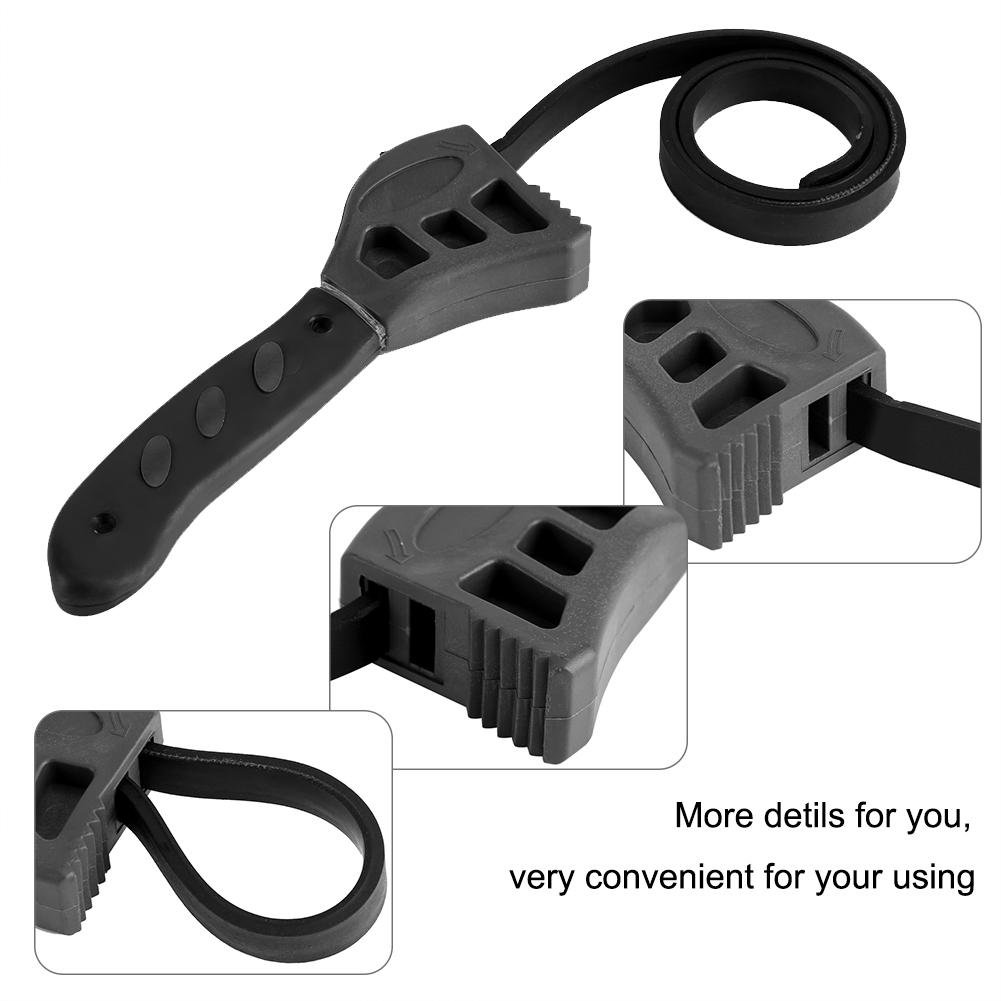 Strap Wrench,500mm Multi Tool Wrench Universal Oil Filter Car Repair Wrench Jar Lids Oil Filters Tighten Car Repair Tools - Image 5