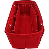 LEXSION Felt Purse Organizer Insert - Multi Pocket Bag in Bag Organizer Shaper