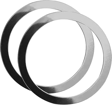 Amazon Co Jp Magsafe用 リング 磁気増強 メタルリング Magsafe対応 ケース Diy リング 2枚入り 家電 カメラ