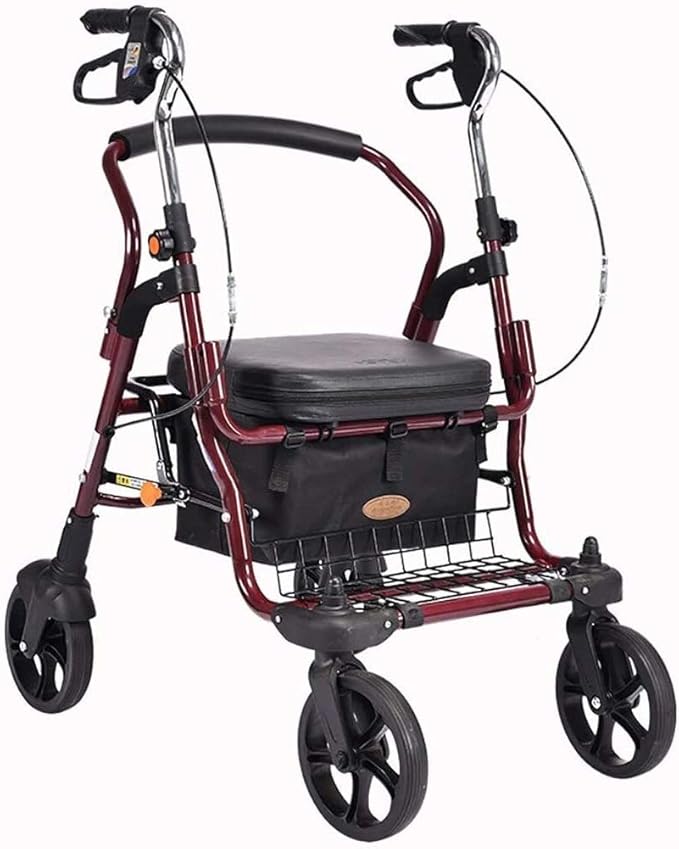 FZZwalkers Andadores para Adultos Andador Walker con 4 Ruedas y