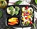 Yohino Meal Prep Containers with Leak Resistant Lids (8-Piece Set) Reusable, 3 Compartment Bento Box for Lunch, U.S. Patented Triple Seal Lid Design