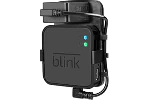 EASTKING Outlet Wall Mount for Blink Sync Module 2, Mount Bracket Holder for Bink Ourdoor Indoor Camera Security with No Messy Easy to Move (Black)