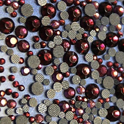 500 Mixed Crystal Glass Pink Purple Hotfix Assortment S06/S10/S20/S16 123
