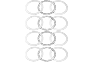uxcell 4 Sets NTA4052 Thrust Needle Roller Bearings with 8 Washers, Chrome Steel Needle Roller Bearings, ID 2-1/2", OD 3-7/32