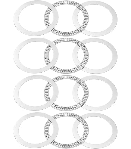 AXK1024 Schub-Nadellager 10x24x4 Mm – 10 Sets Inkl. Unterlegscheiben – Chromstahl, P5 (ABEC 5) – Für Axiale Lasten In Engen Räumen
