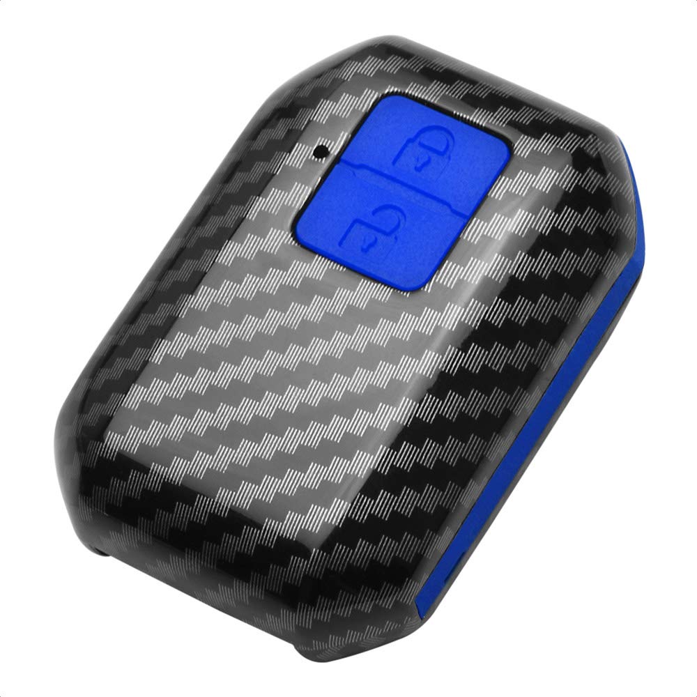 [TANGSEN] スズキ適用 SUZUKI スマート キーケース スイフトワゴンR スティングレーMH35S / MH55S クロスビー(XBEE) MN71S ジムニーJB64W ジムニーシエラJB74Wなど適応 キーカバー キーホルダー2ボタン 汚れ 防止ABS+ゴム アクセサリー スタイリッシュ カーリモコン キーセット 黒 赤 青商品画像