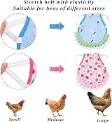 CRASPIRE 6pc Chicken Saddle Black Waterproof Poultry Saver Hen Feather view 3