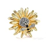 MIXIA Gold-Wish Daisy Insect Opening Wing Honey Bee