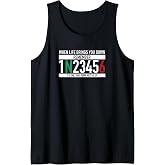 1N23456 Motorcycle Gear Shift Motorcyclist Tank Top