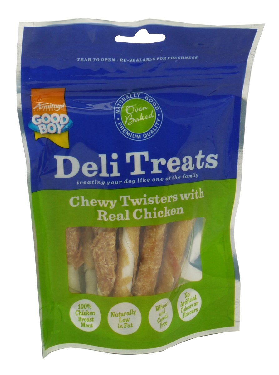 Good Boy Waggles and Co Chewy Twists with Chicken 90g (Case of 10)