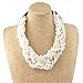 IPINK Women's Fashion Jewelry Pearl Multi-pearl Shell Necklace Chokers Chains Earring Jewelry Set