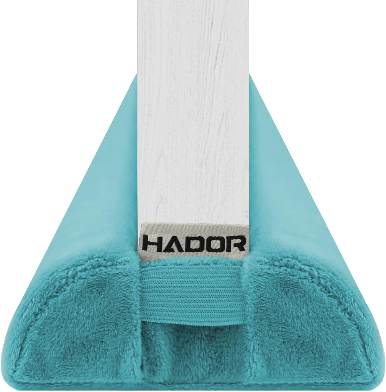 Draft Stoppers - HADOR Double Side Draft Stopper Noise Blocker 36 in for Bottom of Door, Lake Blue Twin Triangle Door Draft Stopper Seal Gap Machine-Washable Air Blocker