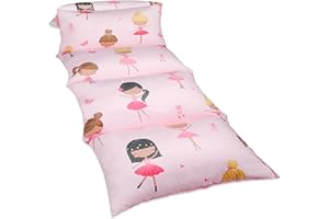 Butterfly Craze Floor Pillow Case, Mattress Bed Lounger Cover, Pink Ballerina, Queen Size - Cozy Seating Solution for Kids & Adults, Recliner Cushion, for Reading, TV Timet (Pillow Not Included)