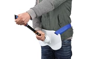 PELLOR 360°Adjustable Padded Fishing Fighting Belt Offshore Tackle Boat Fishing Rod Holder